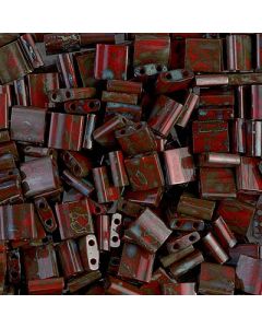 Miyuki TILA TL4521 Opaque Red Picasso