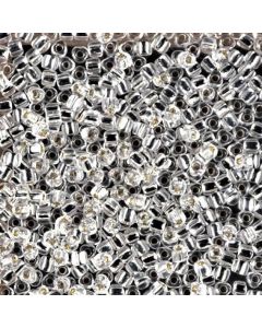 Miyuki Triangle 10mm 1101 Silver Lined Crystal