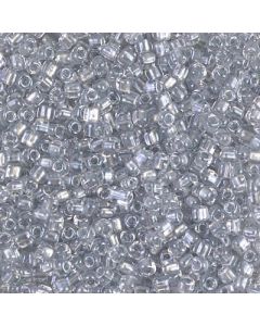Miyuki Triangle 10mm 1105 Sparkling Pale Grey Lined Crystal