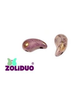 Zoliduo® Left Chalk White Lila Gold Luster