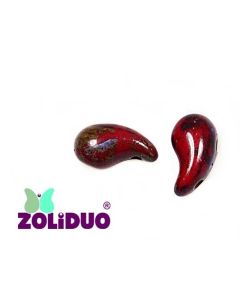 Zoliduo® Left Opaque Red Travertin