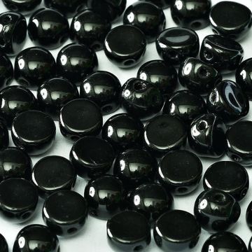 2-Hole Cabochon 23980 Jet