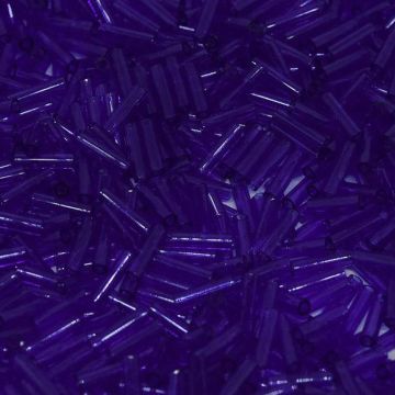 Miyuki Bugles 3mm 0151 Transparent Cobalt