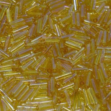 Miyuki Bugles 3mm 0251 Light Amber AB