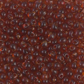 Miyuki Drop 3.4mm 0134 Transparent Dark Amberg