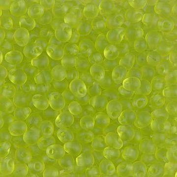 Miyuki Drop 3.4mm 0143F Matte Transparent Peridotg