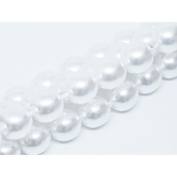 Glass Pearl 10mm White