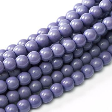 Glass Pearl 2mm Light Plum