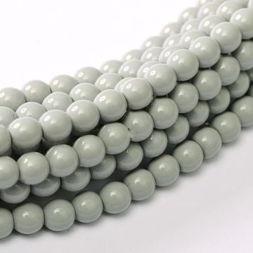 Glass Pearl 2mm Grey Mist