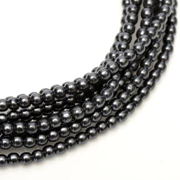 Glass Pearl 2mm Dark Grey