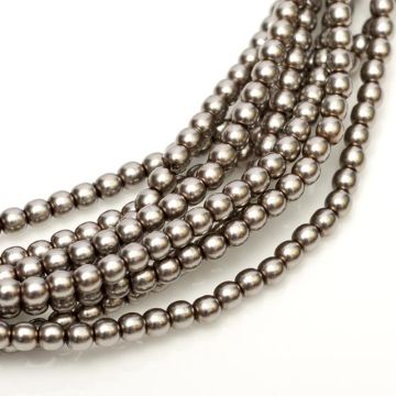 Glass Pearl 3mm Latte