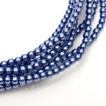 Glass Pearl 3mm Persian Blue