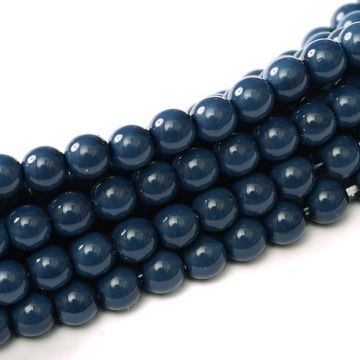 Glass Pearl 3mm Baltic Blue