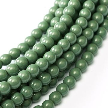 Glass Pearl 3mm Hartford Green