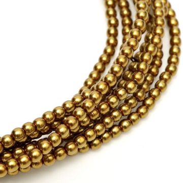 Glass Pearl 3mm Mocha