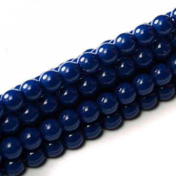 Glass Pearl 4mm Royal Blue
