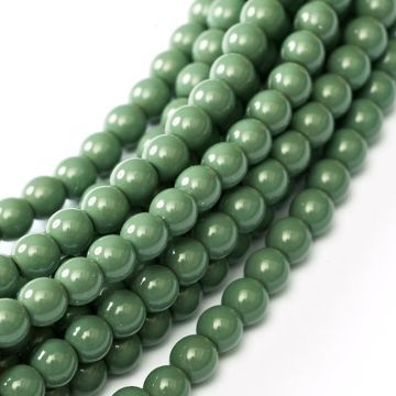 Glass Pearl 4mm Hartford Green