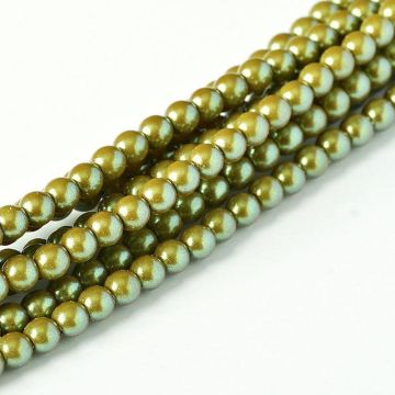 Glass Pearl 8mm Moss