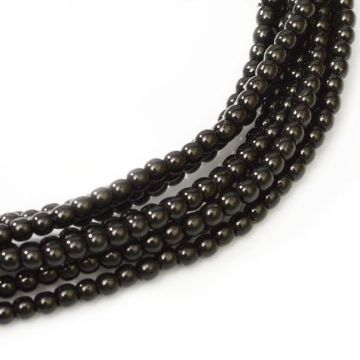 Glass Pearl 8mm Black