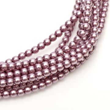 Glass Pearl 8mm Orchid