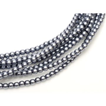 Glass Pearl 8mm Grey