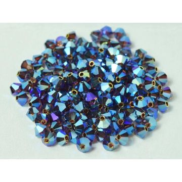 Preciosa Bicone 4mm 90100-20000 Burgundy 2x AB