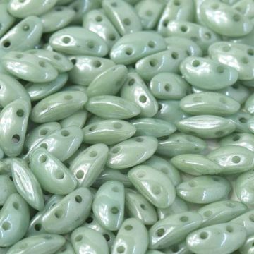 Mobyduo� Chalk White Teal Luster