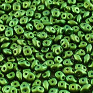 SuperDuo™ Gold Shine Dark Olive Green