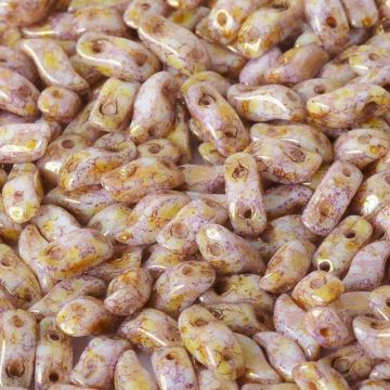 Stormduo  Chalk White Lila Gold Luster